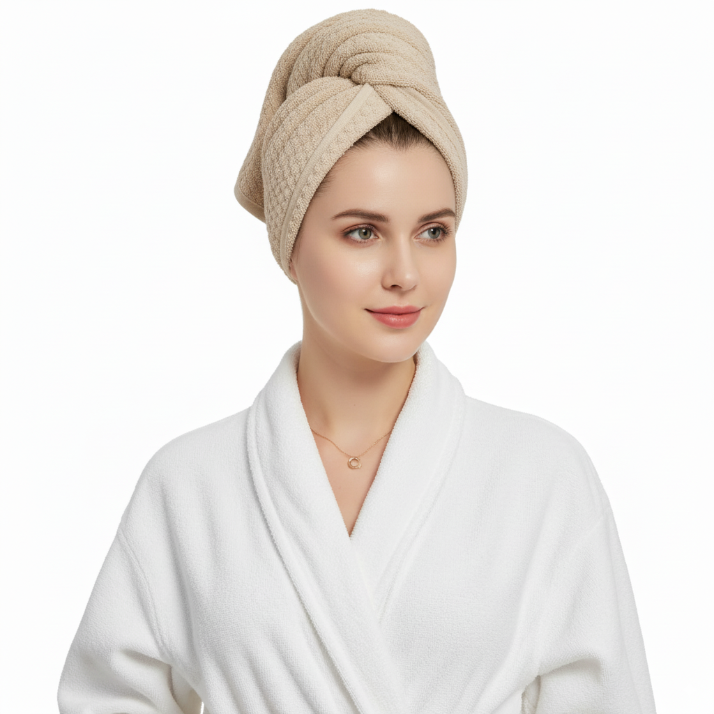 Luminneal5 Microfiber Hair Towel – Quick Dry, Anti-Frizz Ultra Soft Wrap