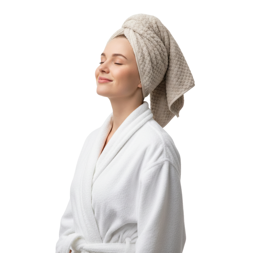 Luminneal5 Microfiber Hair Towel – Quick Dry, Anti-Frizz Ultra Soft Wrap