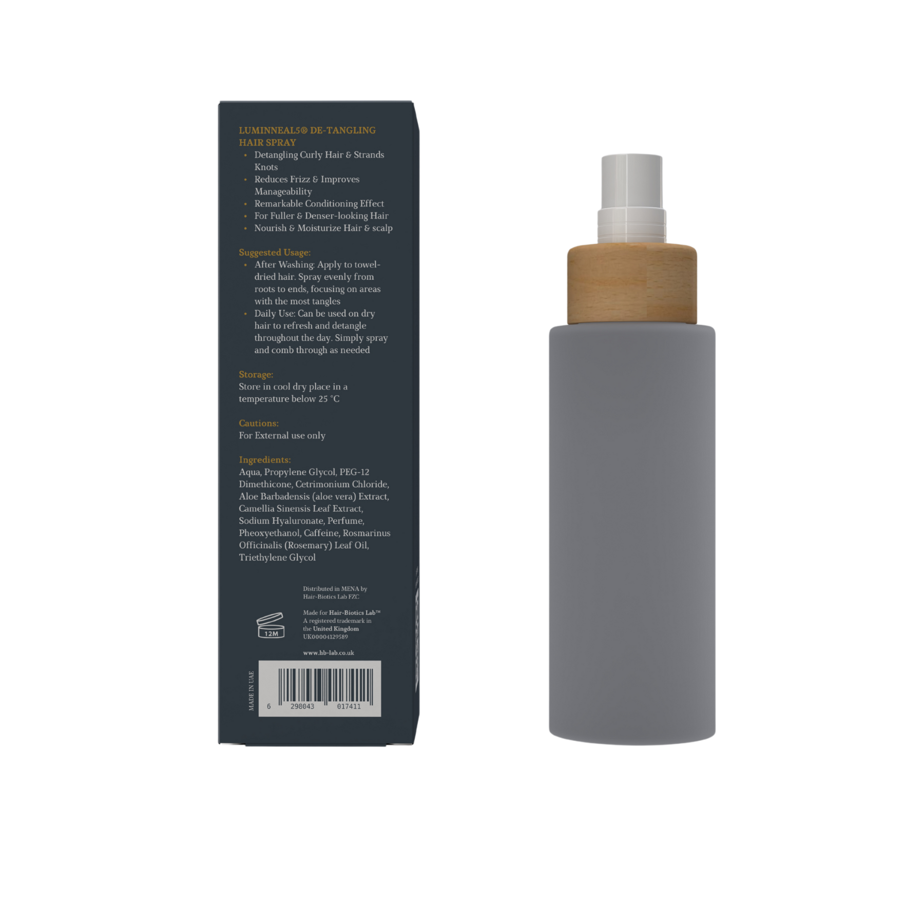 Luminneal5 De-Tangling hair Spray