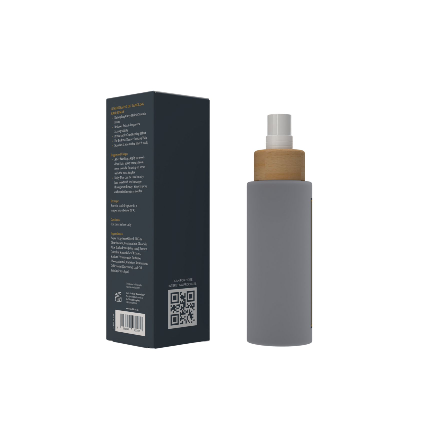 Luminneal5 De-Tangling hair Spray